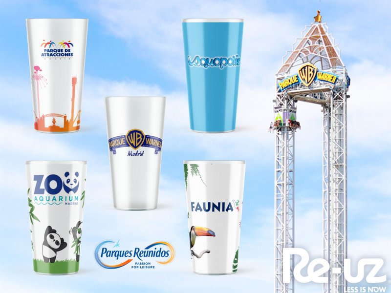 Parques Reunidos affida a Re-uz l'implementazione di bicchieri riutilizzabili