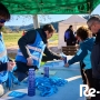 15 anni di La Transéquia con le bicchiere riutilizzabili