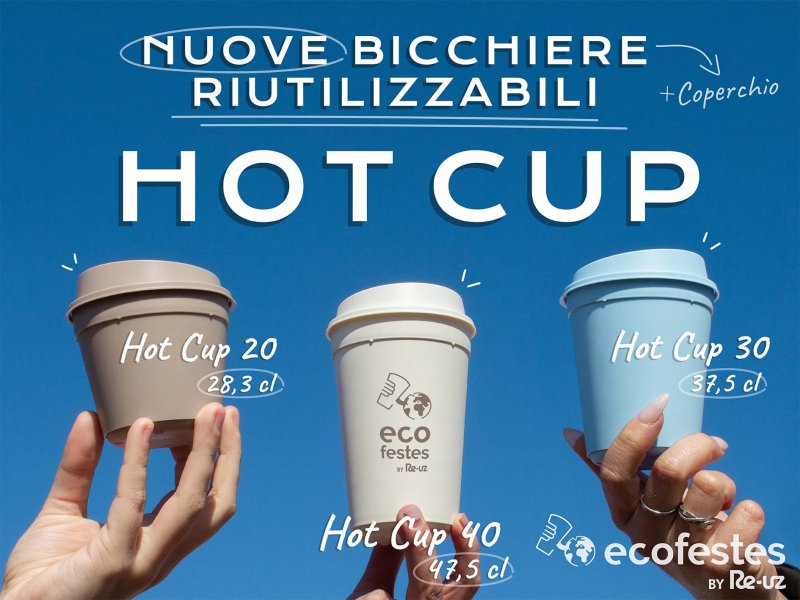 Unisciti alla sostenibilità e ordina la tua bevanda da abbinare alla tua Hot Cup!