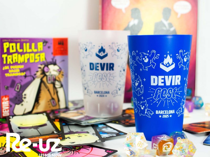 Il Devir regala tazze riutilizzabili al loro festival!