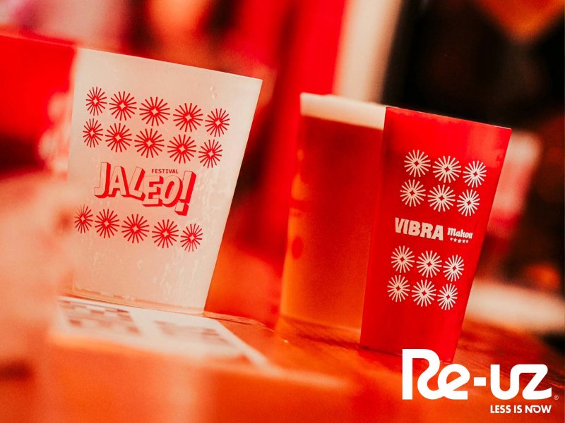 Jaleo! Il festival debutta con l'uso di bicchieri riutilizzabili!